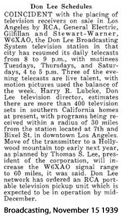 Early Television