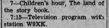 Early Television