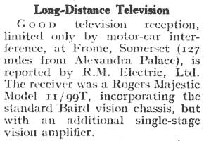 Early Television